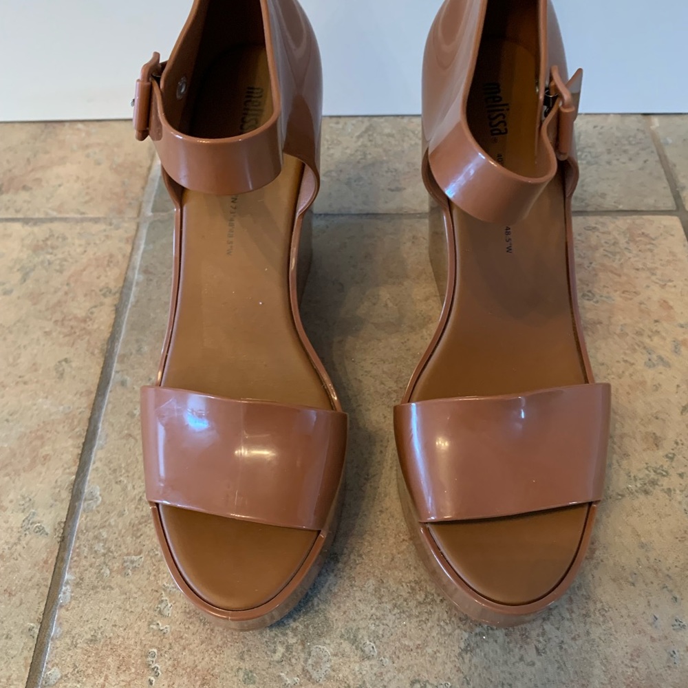 Melissa Mar wedge brown sandals